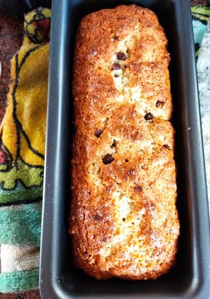 Una foto de Pan de banana con chispas de choco