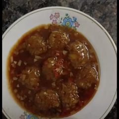 A picture of Veg Manchurian bowl.