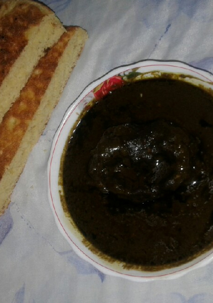 صورة لوصفة ملوخية 🍲🍖🍱