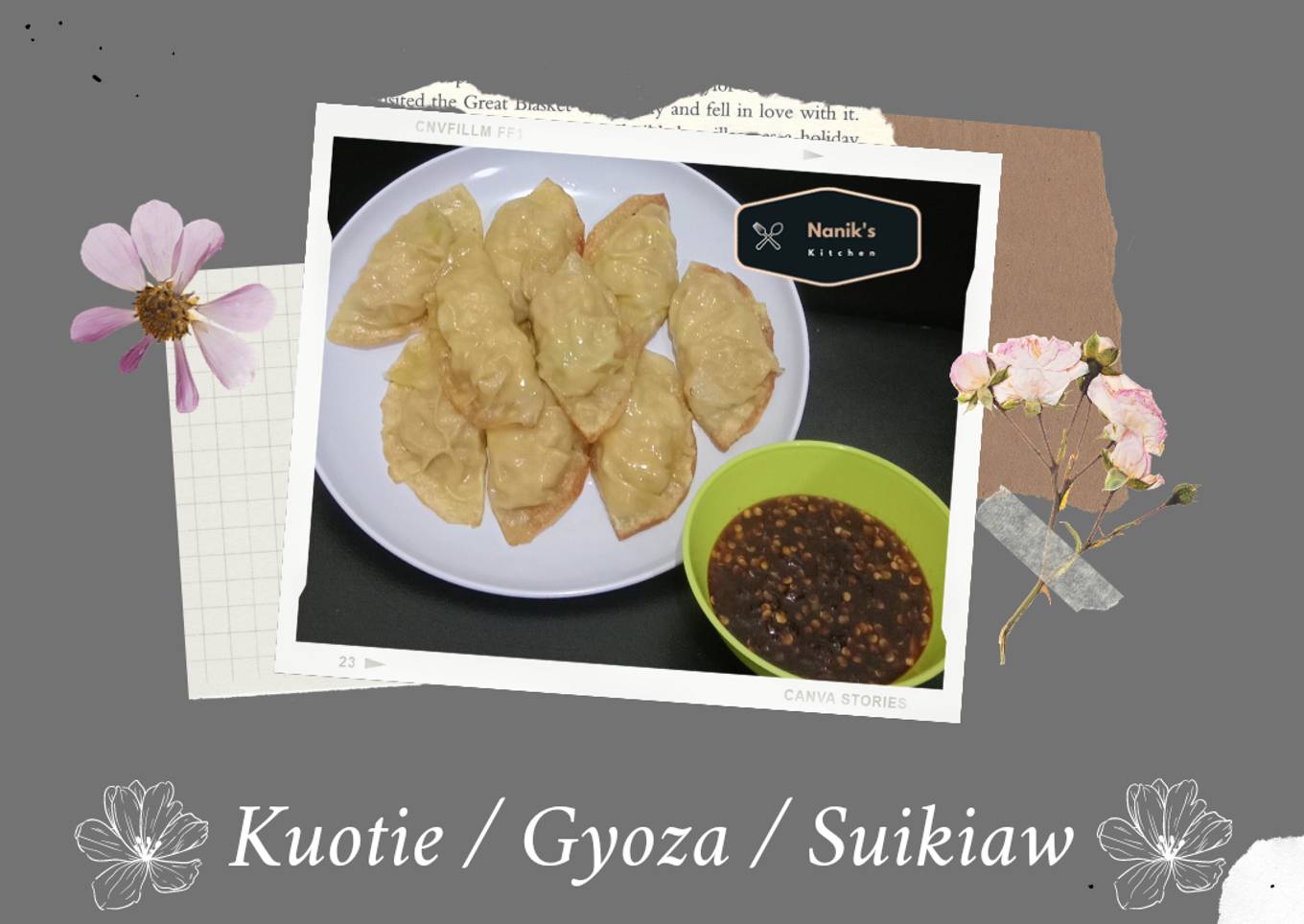 Kuotie / Gyoza / Suikiaw Ayam Udang