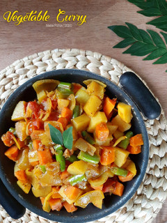 Foto resep Vegetable curry