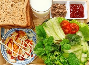 Hình của món Bánh mỳ sandwich trứng pate.