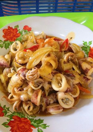 Foto resep Cumi asam manis pedas