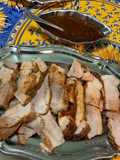 Rouelle de porc au four sauce barbecue