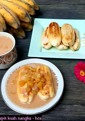 Foto resep Pisang Gapit Kuah Nangka