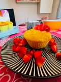 Muffin al limone e cioccolato bianco