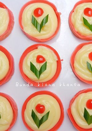 Foto resep Kue lumpur Lapindo merah putih