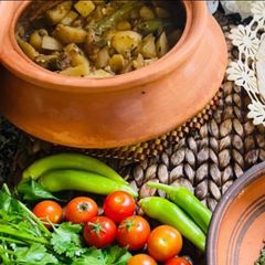 Tinday Aloo ki sabzi A picture of Tinday Aloo ki sabzi.