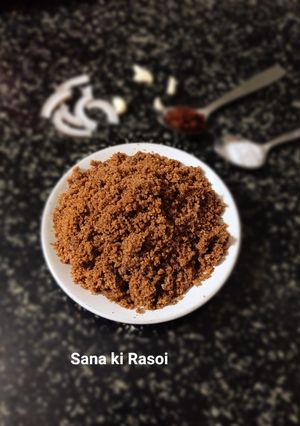 A picture of Dried coconut Chutney.