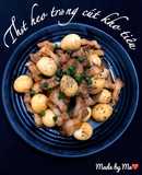 Thịt heo trứng cút kho tiêu