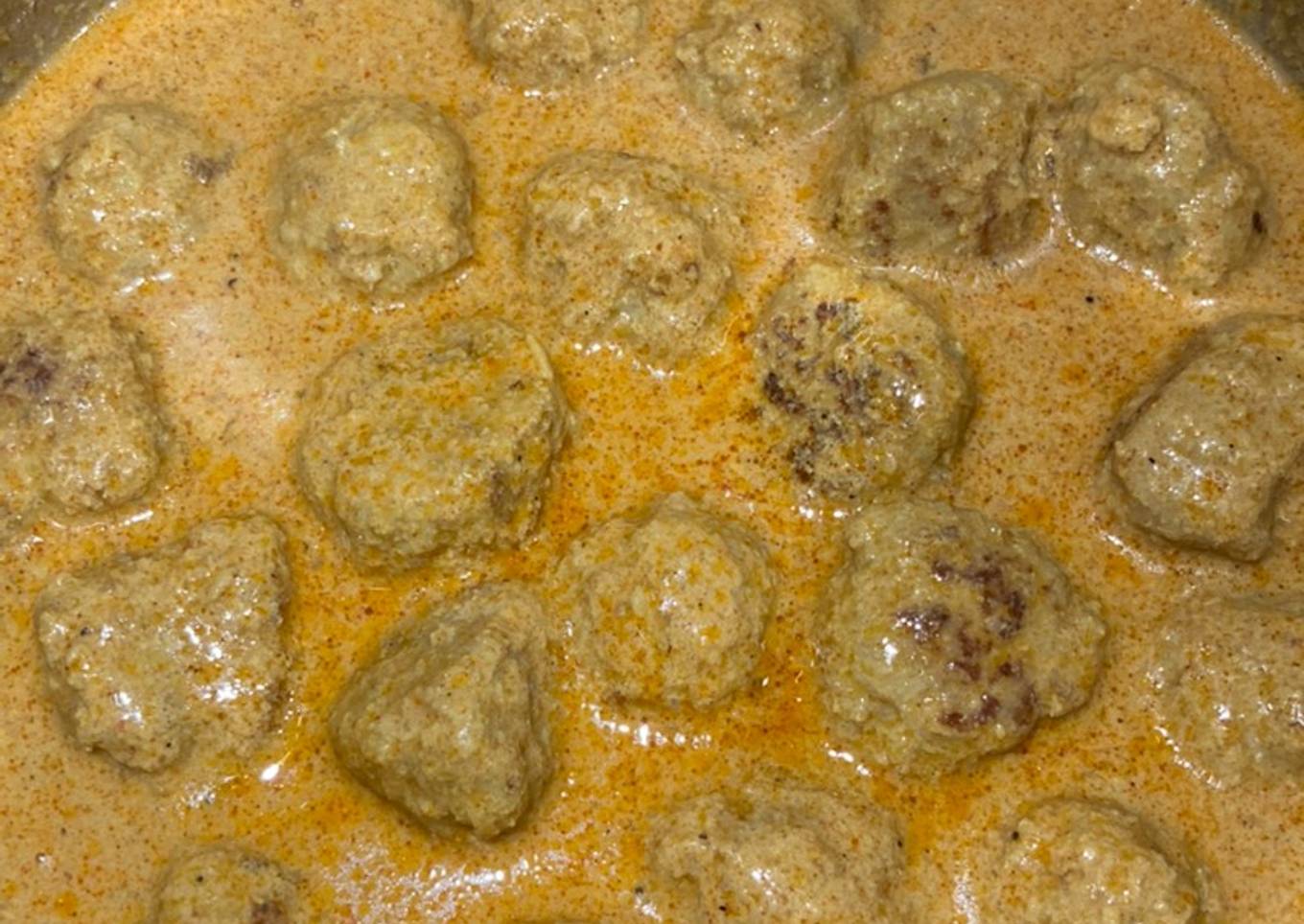 Albóndigas al curry