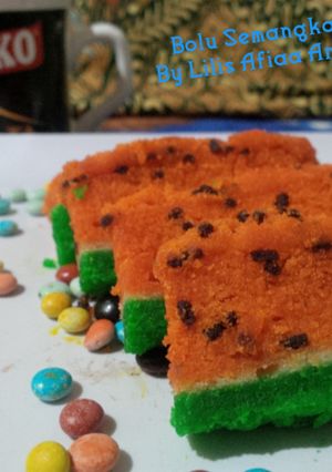 Foto resep Bolu Semangka Lembut