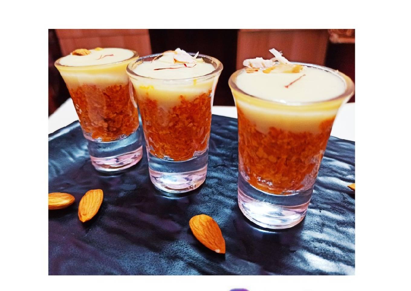 Gajar halwa rabdi shots