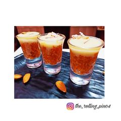 A picture of Gajar halwa rabdi shots.