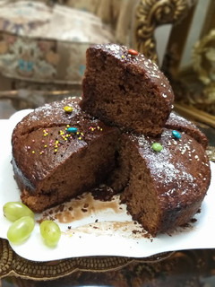 عکسی از دستور کیک خیس شکلاتی