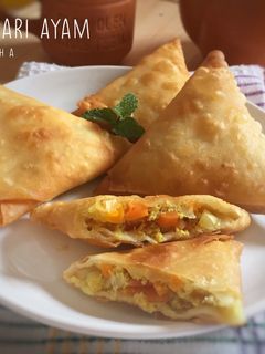 Foto resep Samosa Kari Ayam