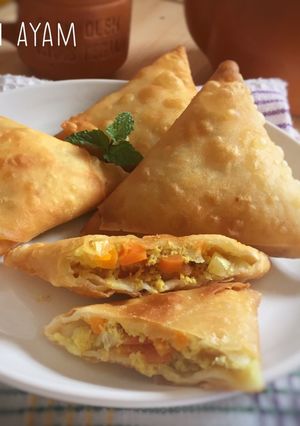 Foto resep Samosa Kari Ayam