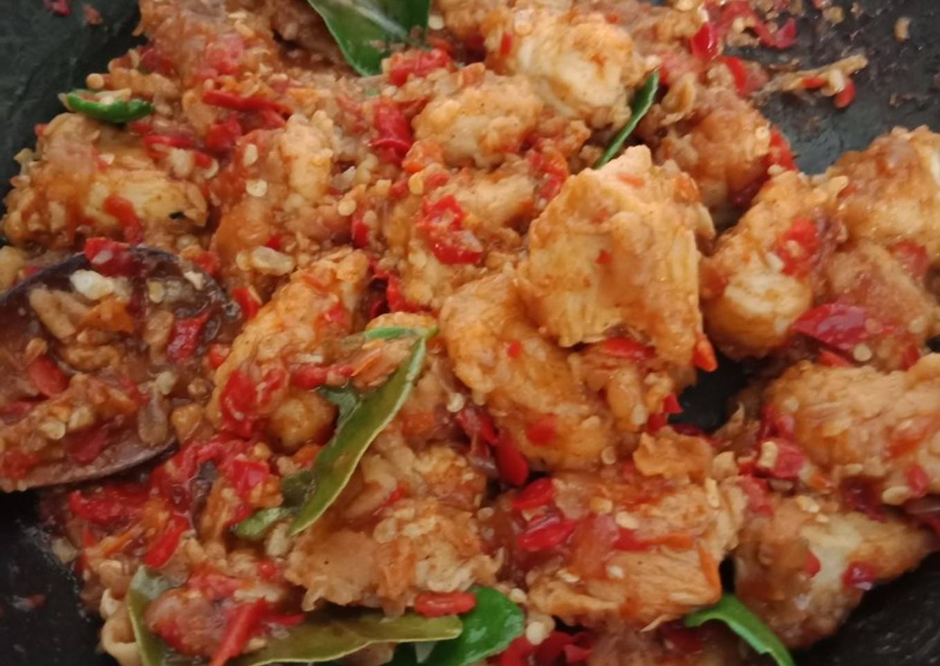 Ayam Popcorn Balado