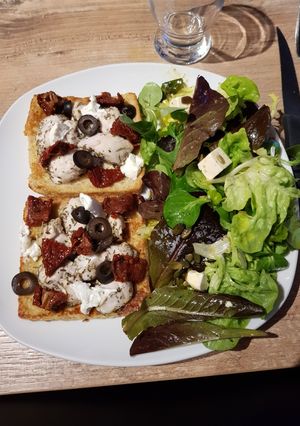 A picture of Provençal Chicken French Toast.