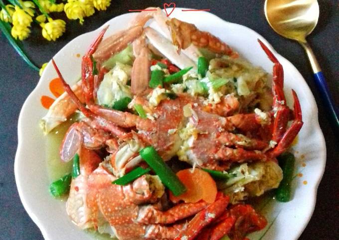 Sup Kepiting Kuah Telur