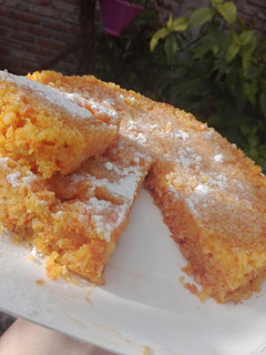 Una foto de Torta de arroz y zanahoria sin TACC y sin harina 😋