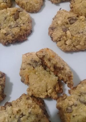 Una foto de Galletitas de garbanzos y chocolate