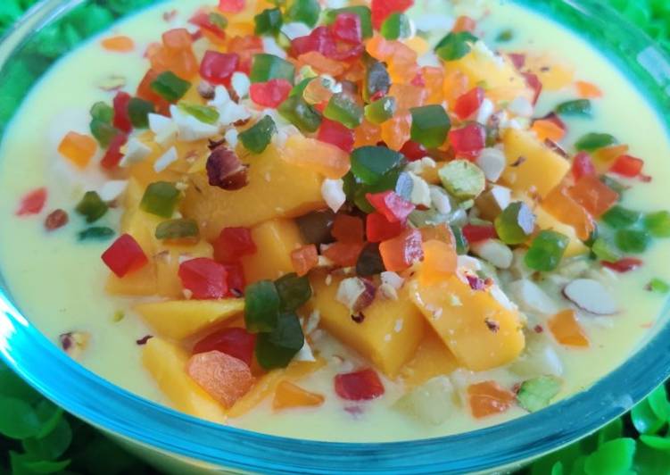 Recipe of Super Quick Homemade Fruit custard