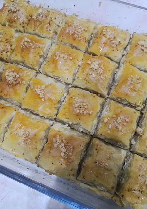 صورة لوصفة بقلاوة تركية