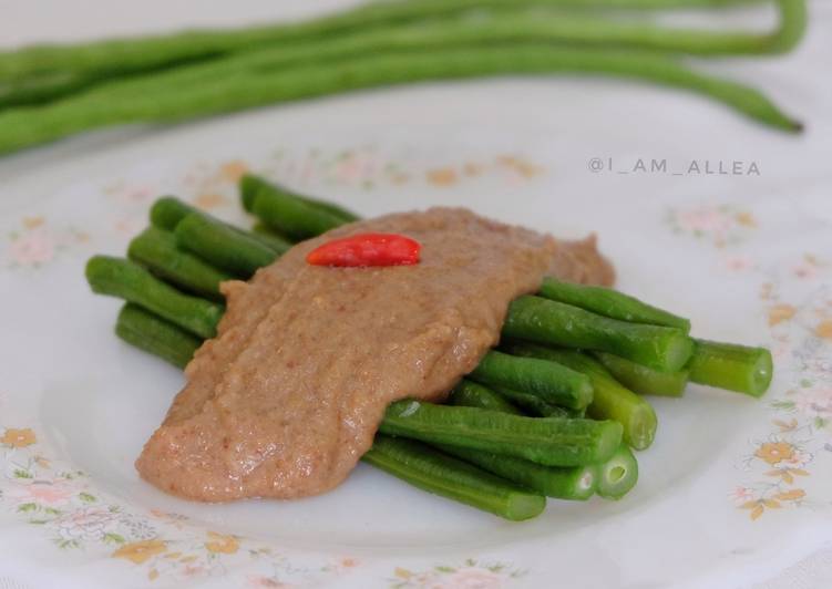 Kacang Panjang + Saus Kacang (Simpel dan Praktis)