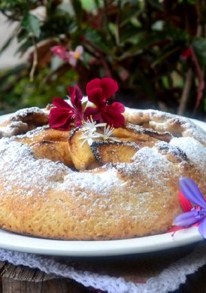 Una foto de Galette de manzanas y canela🍎