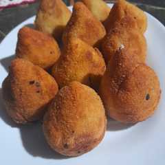 Una foto de Coxinha Comida Callejera de Brasil