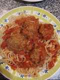 Albondiguitas en salsa de tomate sin rebozar y sin freír