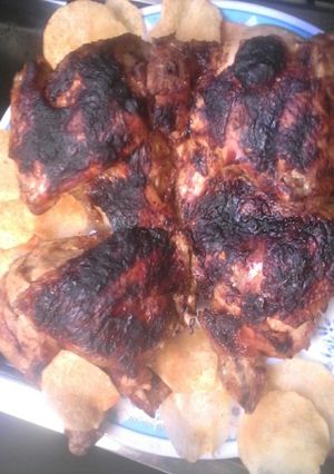 صورة لوصفة فرخه محمره في الفرن