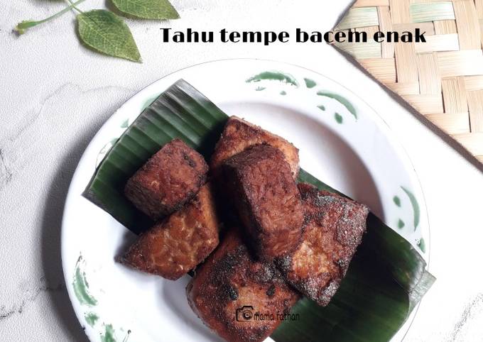 Resep Tahu Tempe Bacem Enak Oleh Mama Fathan Cookpad