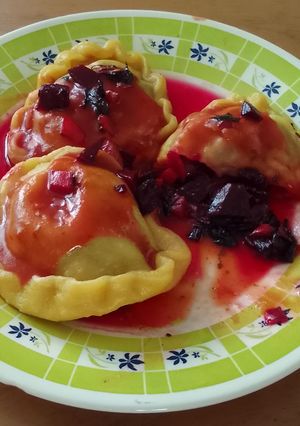 Una foto de Sorrentinos veganos