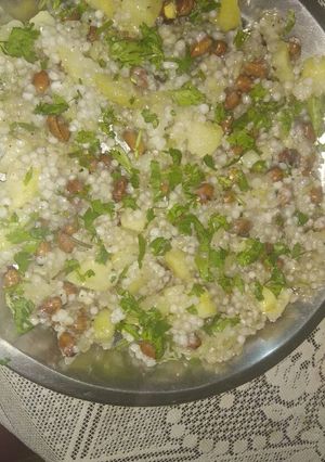 साबूदाना की खिचड़ी (Sabudana ki khichdi recipe in hindi) रेसिपी मुख्य फोटो