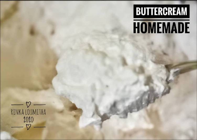 Resep Buttercream homemade Anti Gagal