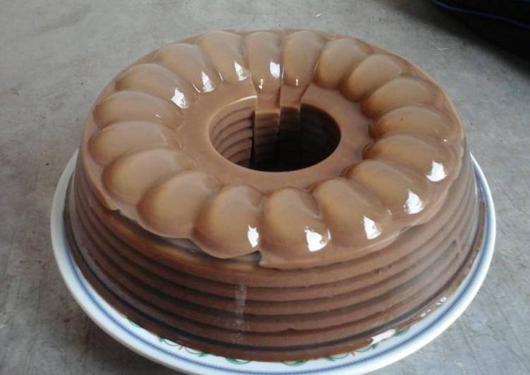 Agar Agar Puding Coklat