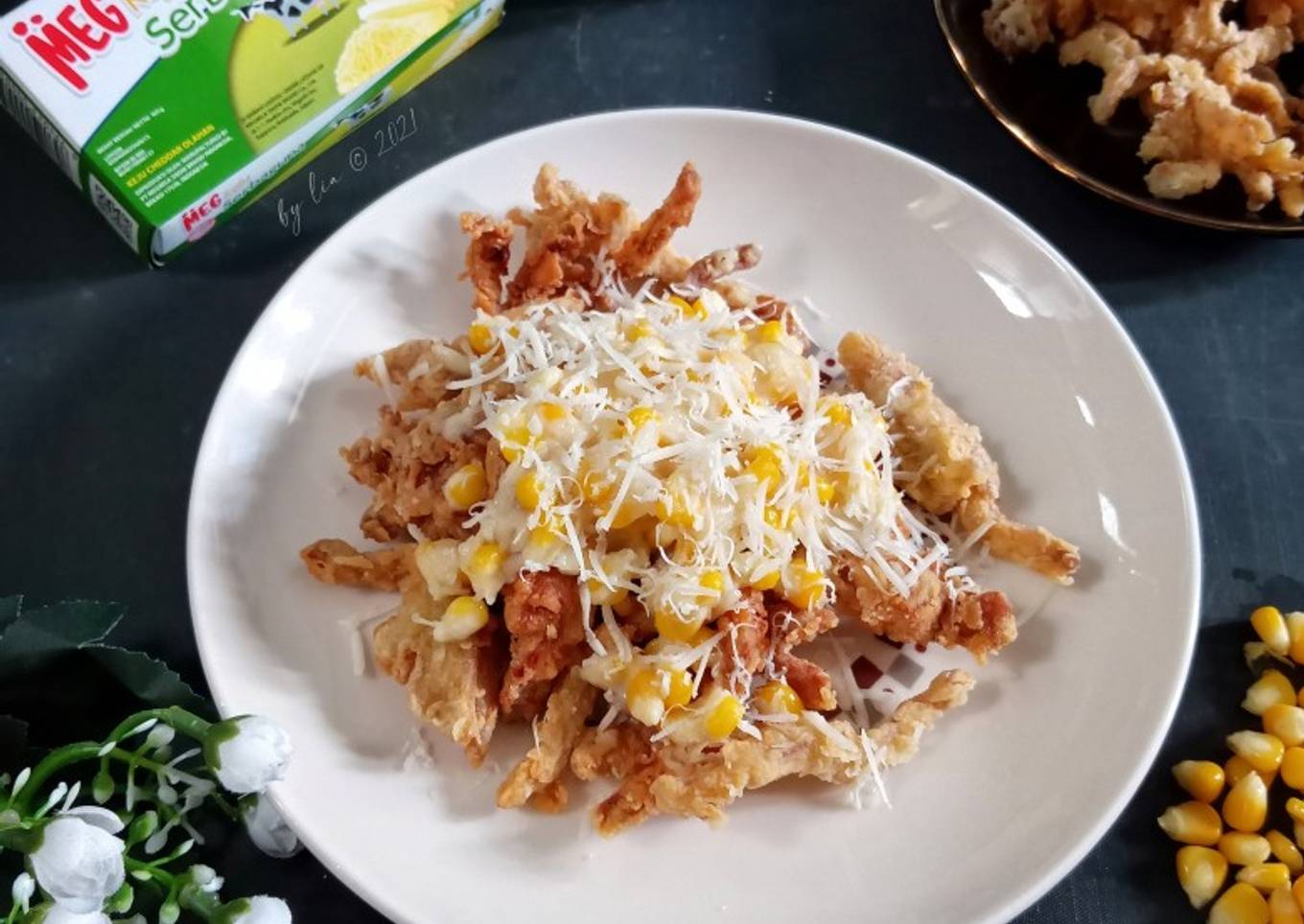Jamur Kuluyuk Saus Keju