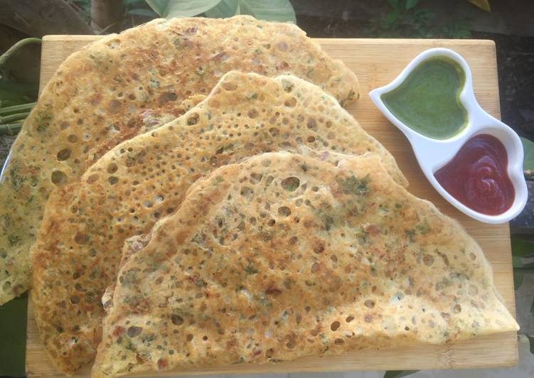 Simple Way to Prepare Award-winning Oats rawa Dosa