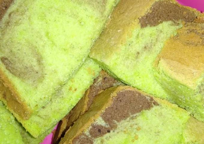 Resep Bolu Pandan Marmer 8 Telur Lembut Oleh Sovia Ny Sirait Bortoh Cookpad