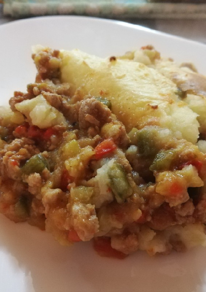 Una foto de Pastel de Carne, Verdura y Patata