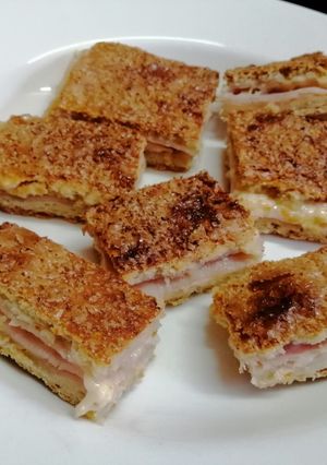 Una foto de Torta de Jamón y queso