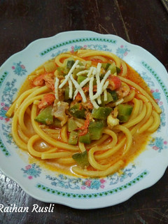 Foto resep Mie Gomak Kuah Campur Udang & Tetelan
