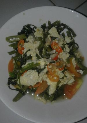 Foto resep Tumis kangkung orek telur