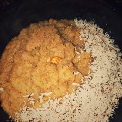 A picture of Sooji Halwa.
