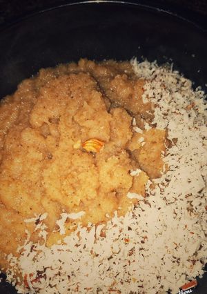 A picture of Sooji Halwa.