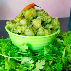A picture of Chutney wala Aloo.