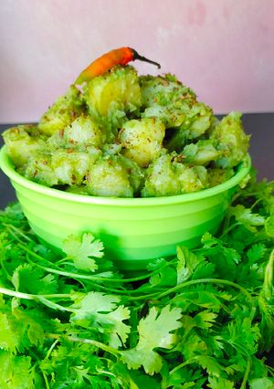 A picture of Chutney wala Aloo.