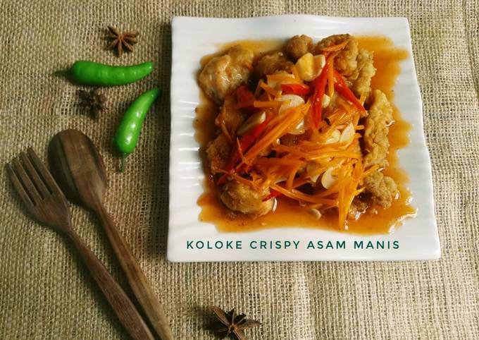 Resep Koloke Crispy Asam Manis, Lezat Sekali